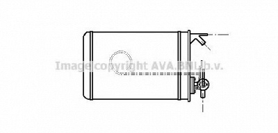 AVA QUALITY COOLING pe6048 -  Теплообменник, отопление салона
